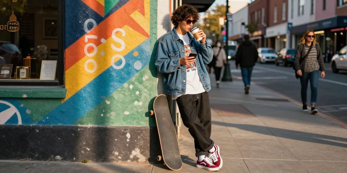 Fashion lifestyle moment showcasing rokok88 in an urban setting with stylish individual and vibrant city backdrop.